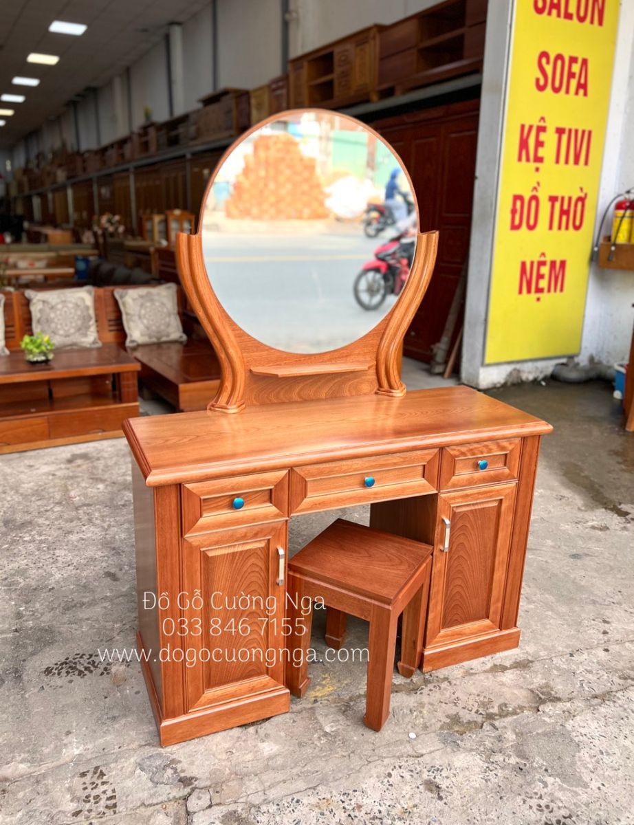 ban trang diem go tu nhien 
