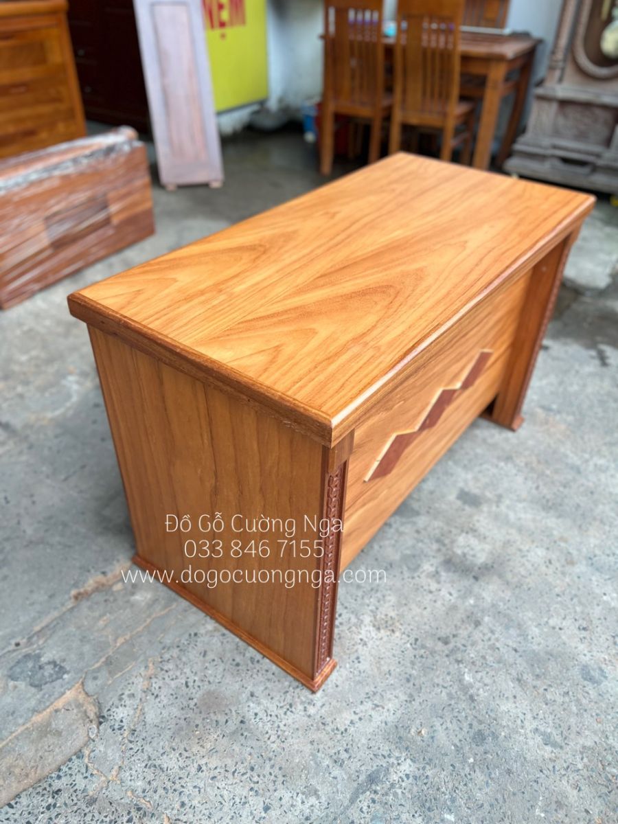 bàn làm việc gỗ gõ đỏ 1m2 