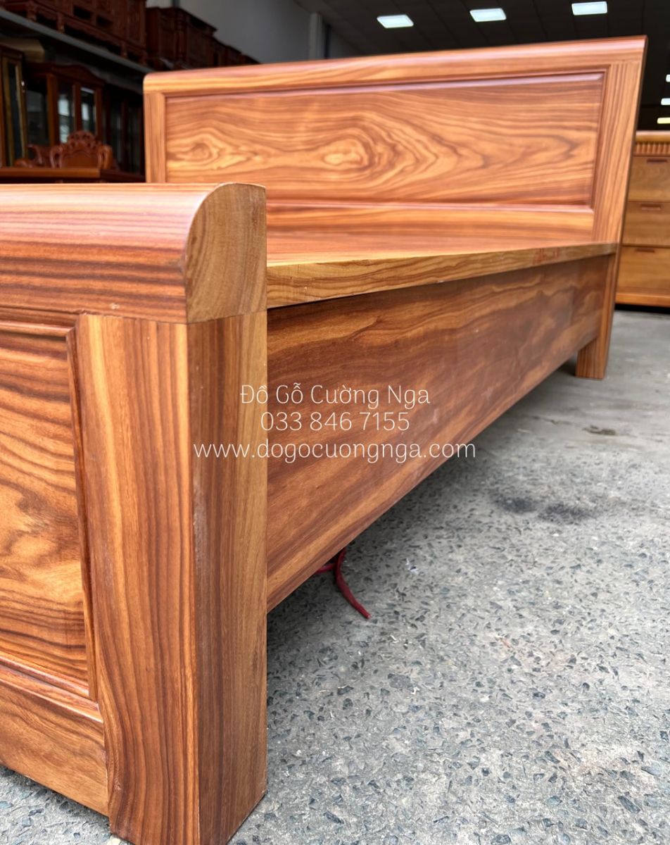 giường ngủ gỗ cẩm cao cấp 
