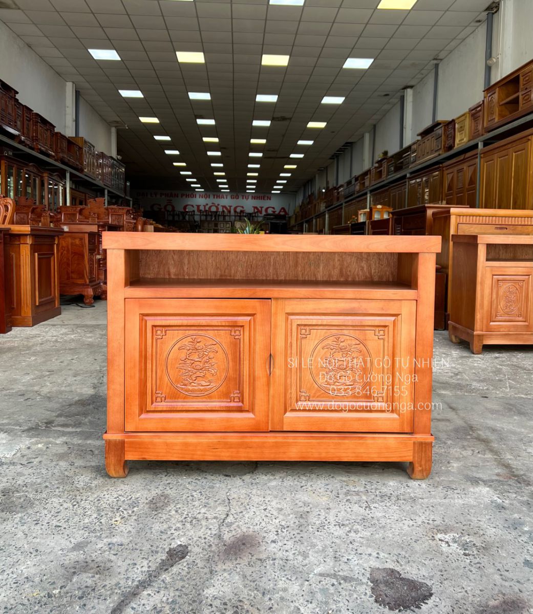 Kệ Tivi Gỗ Xoan Đào 1m