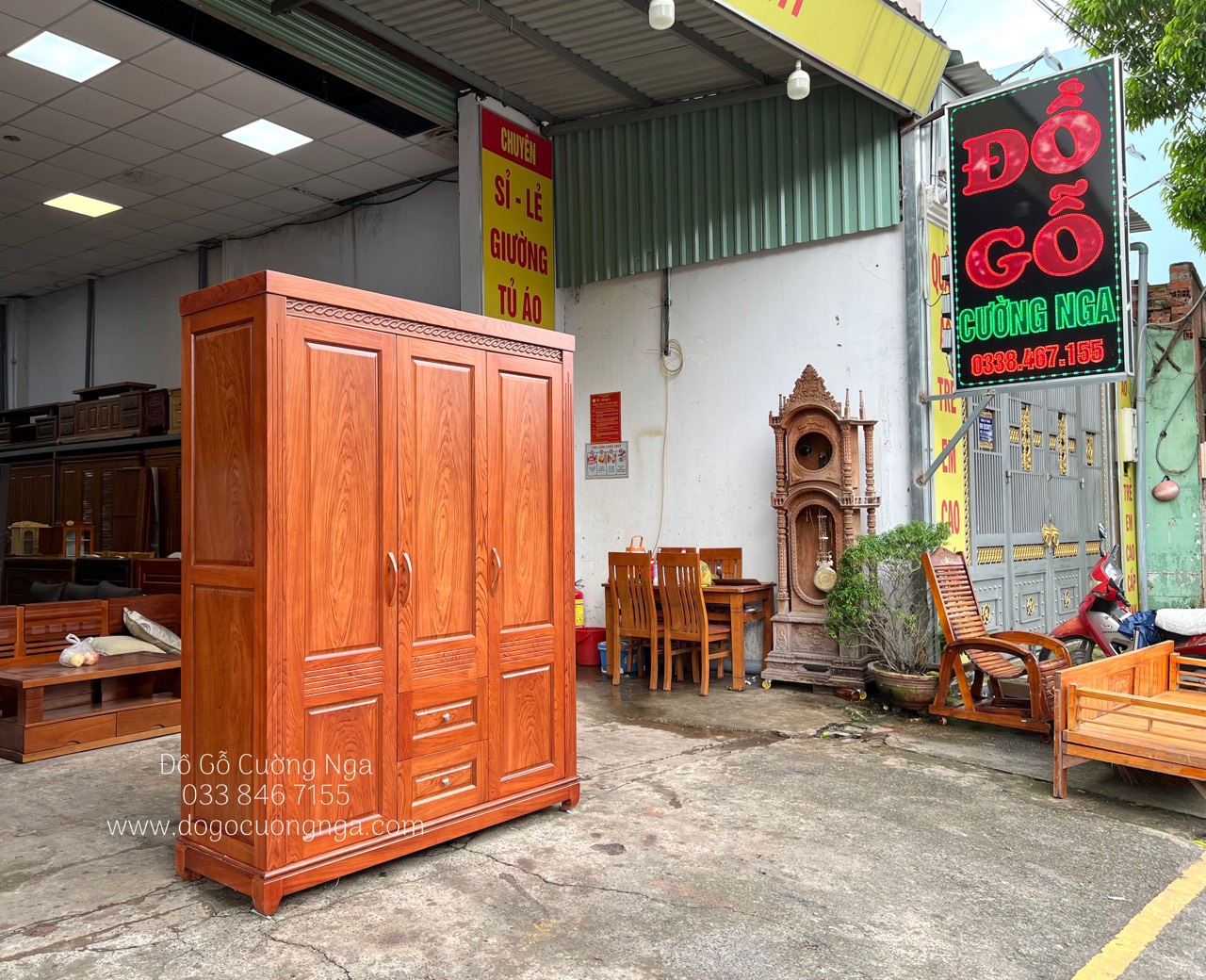 tu ao go hươn da 3 canh 1m6