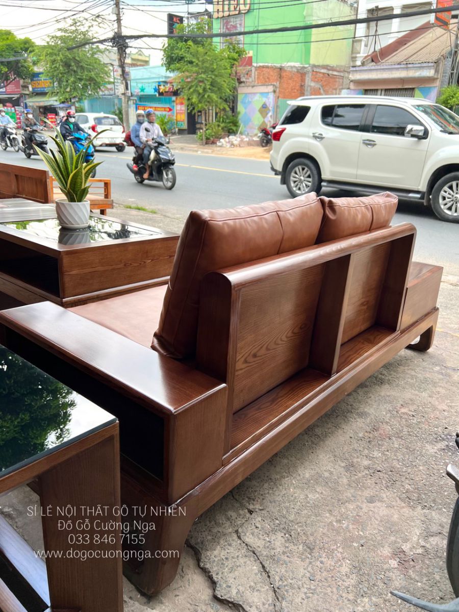 GHẾ SOFA GỖ SỒI NGA 