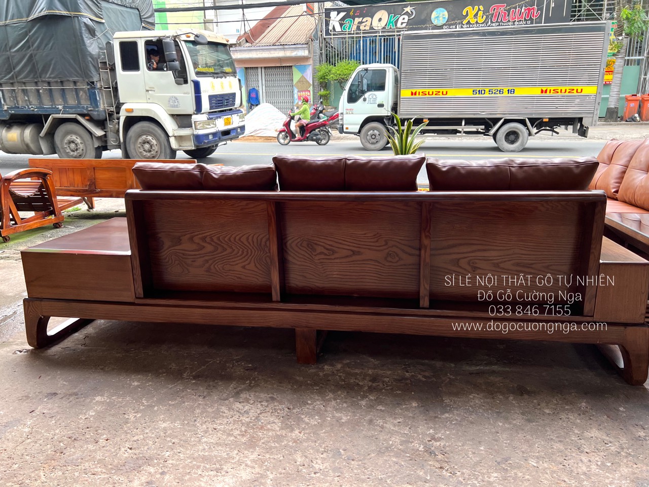 GHẾ SOFA GỖ SỒI NGA 