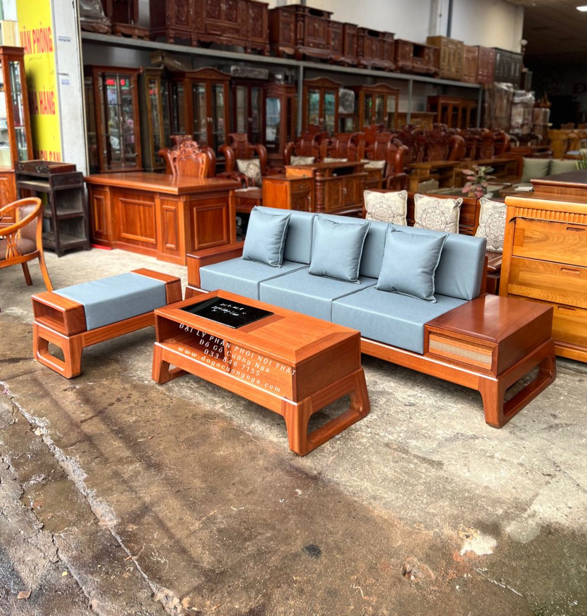 ghe sofa go xoan dao dep
