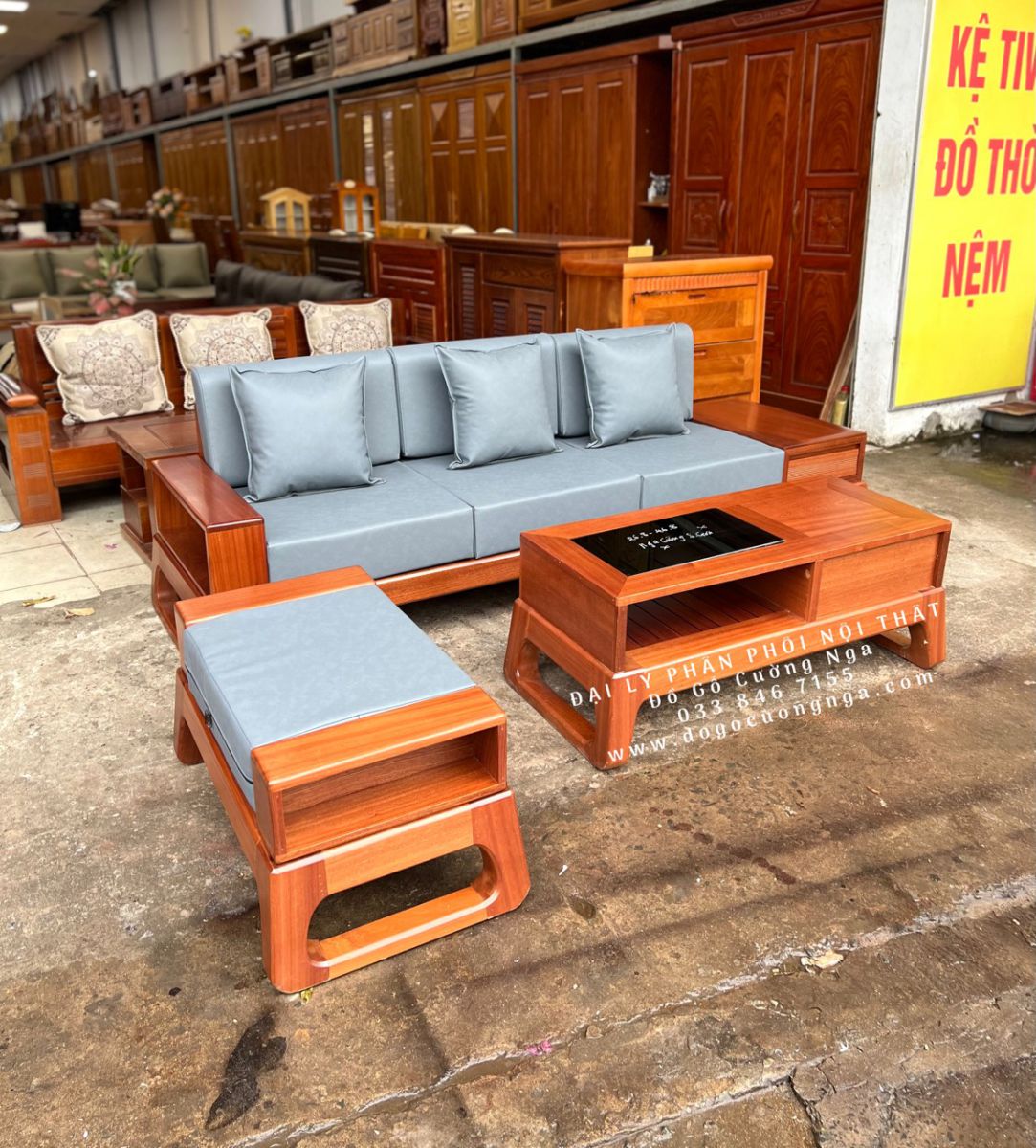 ghe sofa go xoan dao dep