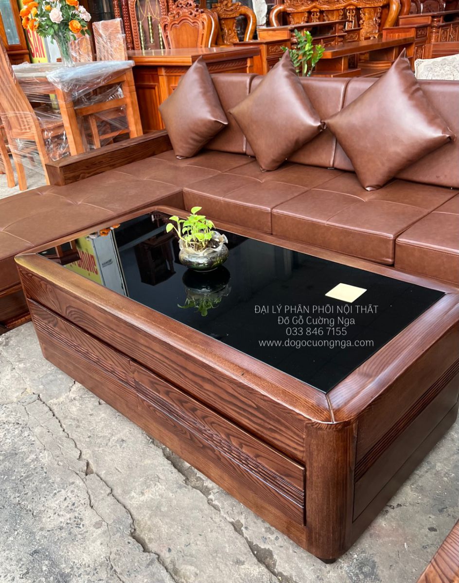 ghế sofa gỗ sồi nga