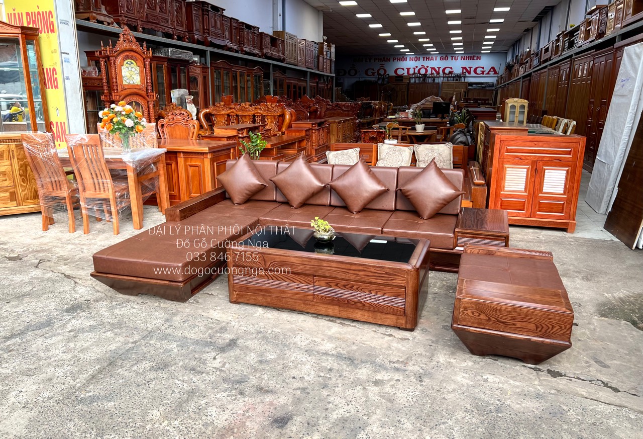 ghế sofa gỗ sồi nga