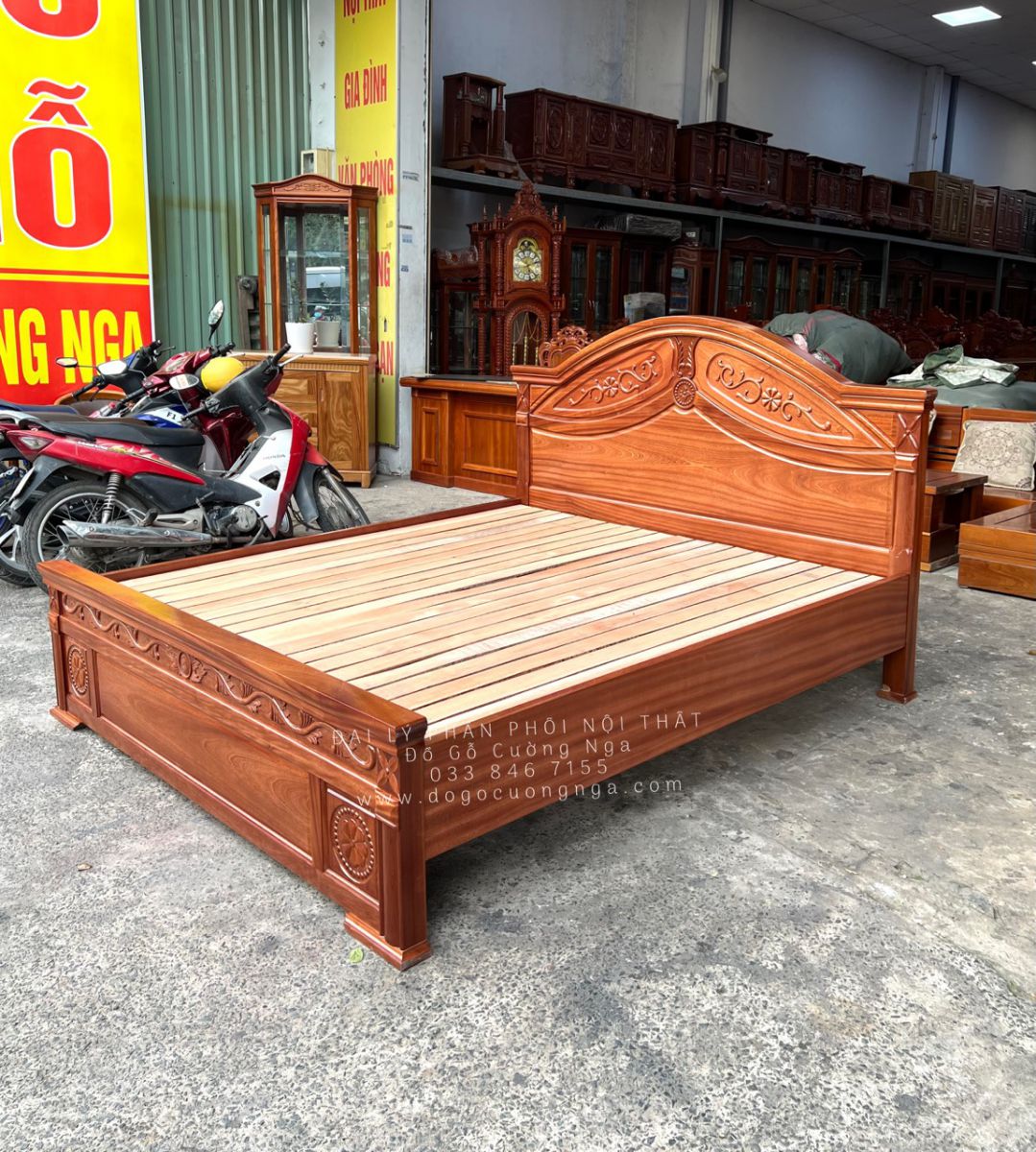 giuong go xoan dao 
