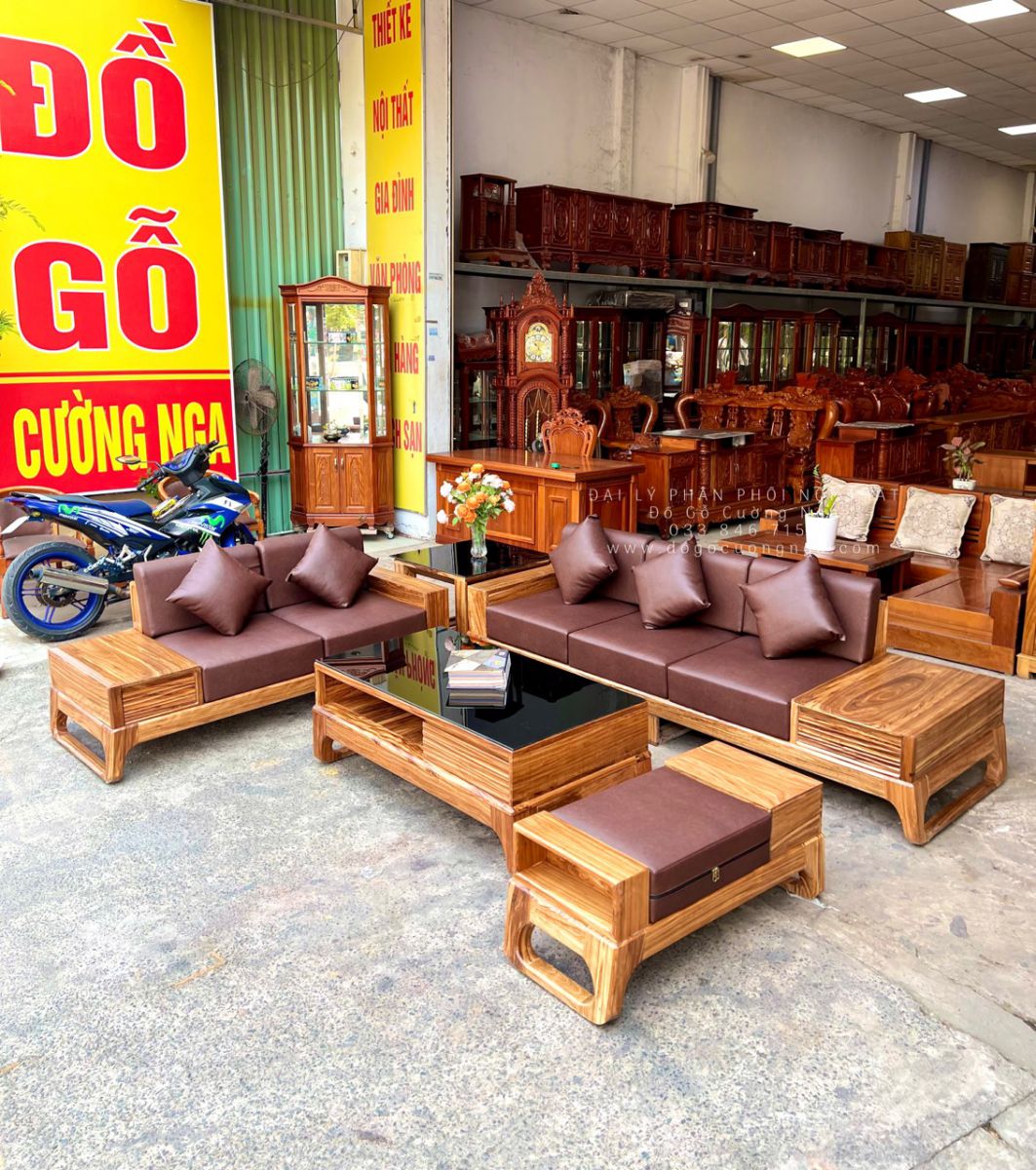ghe sofa go huong xam 