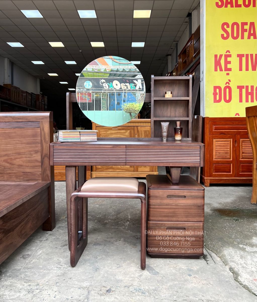Top 5 Mẫu Bàn Phấn Gỗ Tự Nhiên Đẹp, Sang Trọng Cho Phòng Ngủ Mẫu Mới Nhất