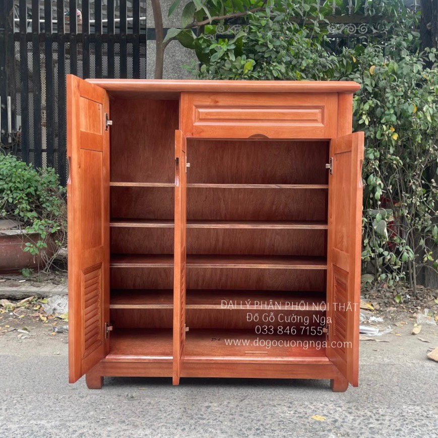 tủ giay go xoan dao 