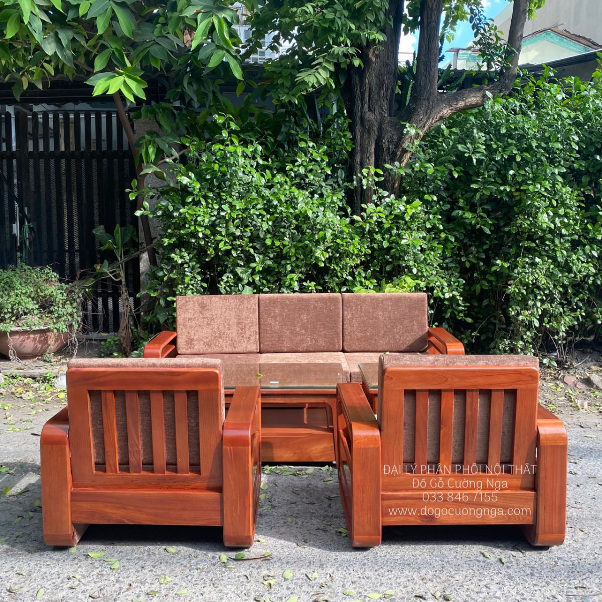 sofa go xoan dao