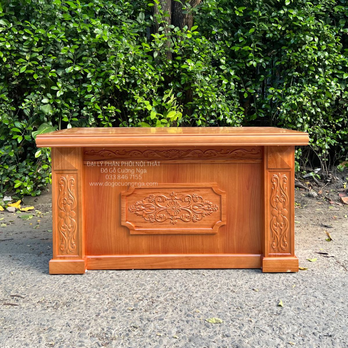 ban làm việc gỗ 1m4 