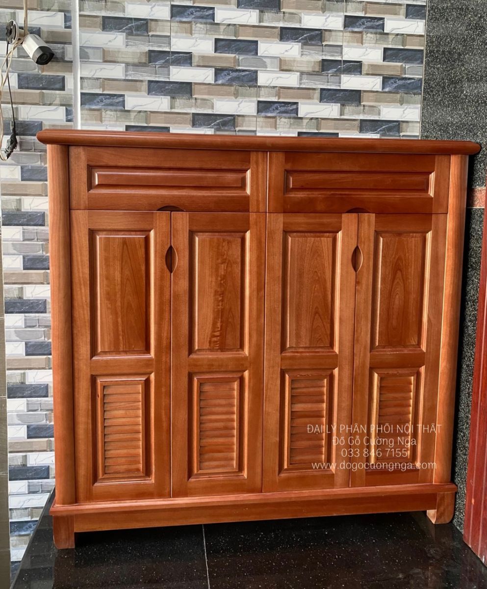 tu giày go xoan dao