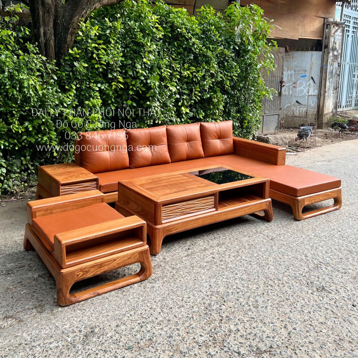 sofa go hương