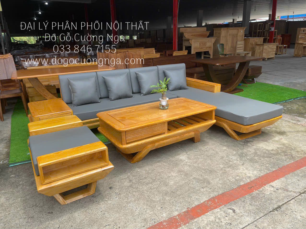 Sofa gỗ tự nhiên đẹp nhất