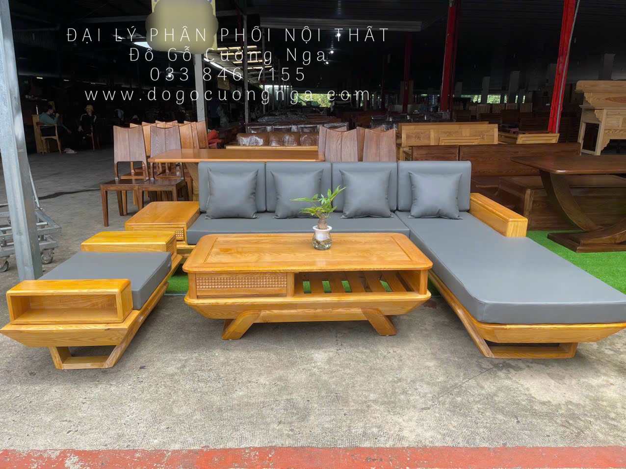 Sofa gỗ tự nhiên đẹp nhất