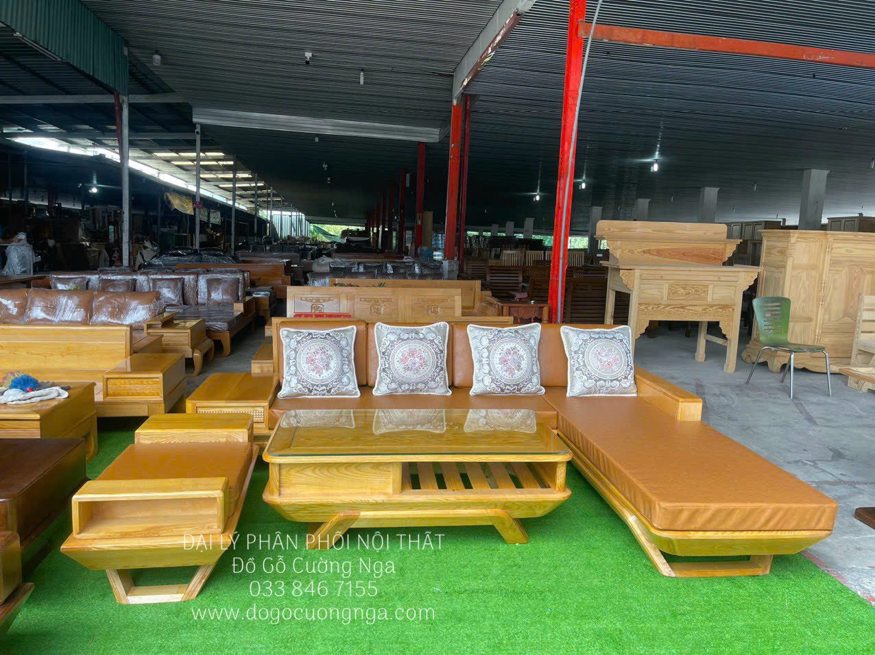 Sofa gỗ tự nhiên đẹp nhất