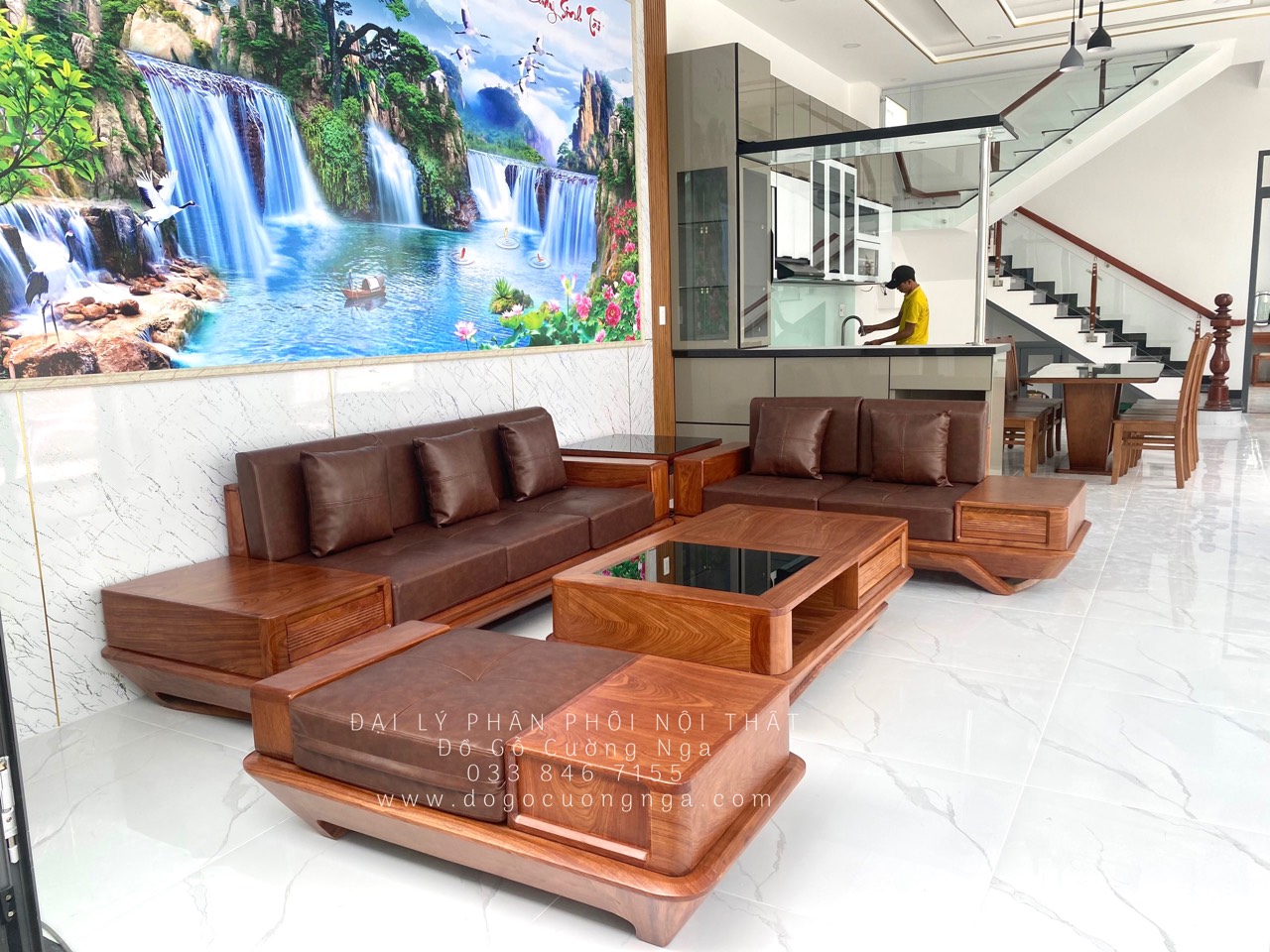 sofa gỗ 
