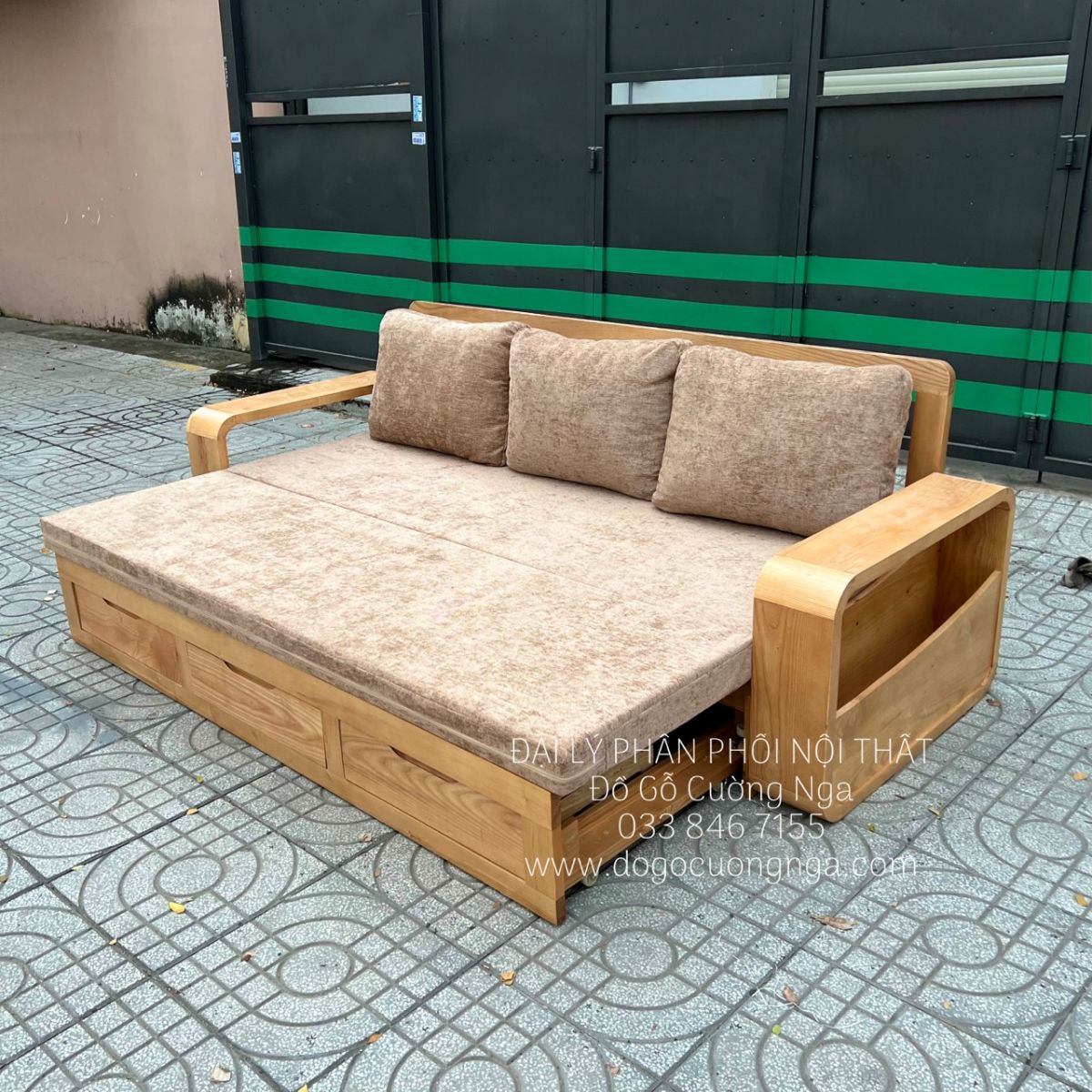 sofa giuong go soi