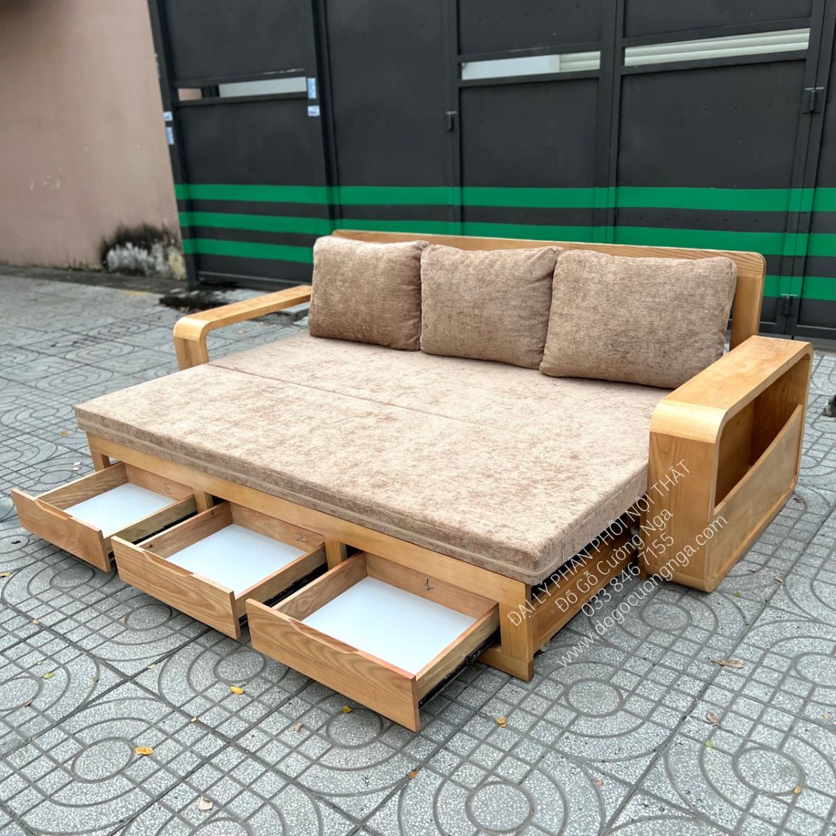 sofa giuong go soi