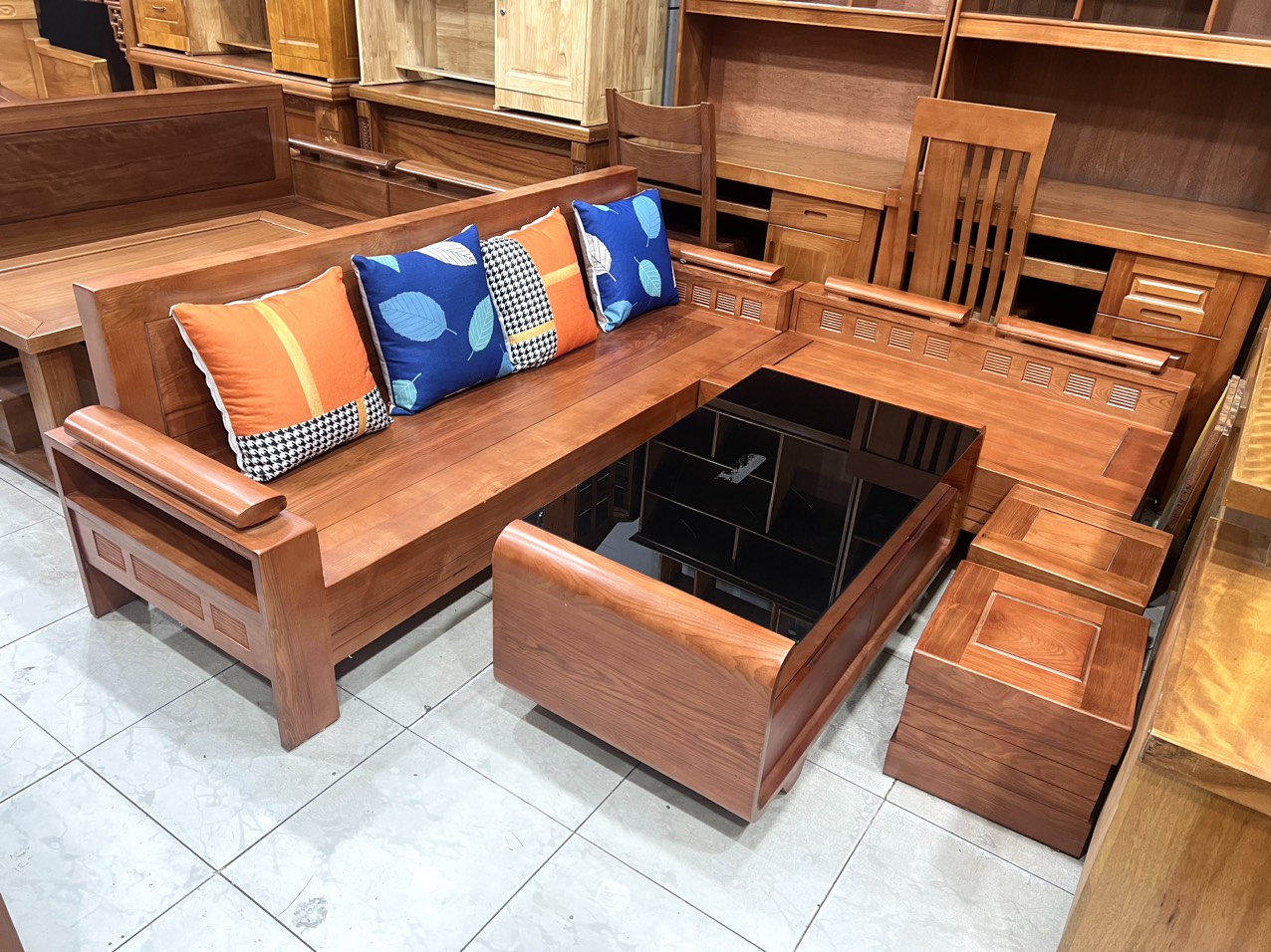 sofa gỗ 
