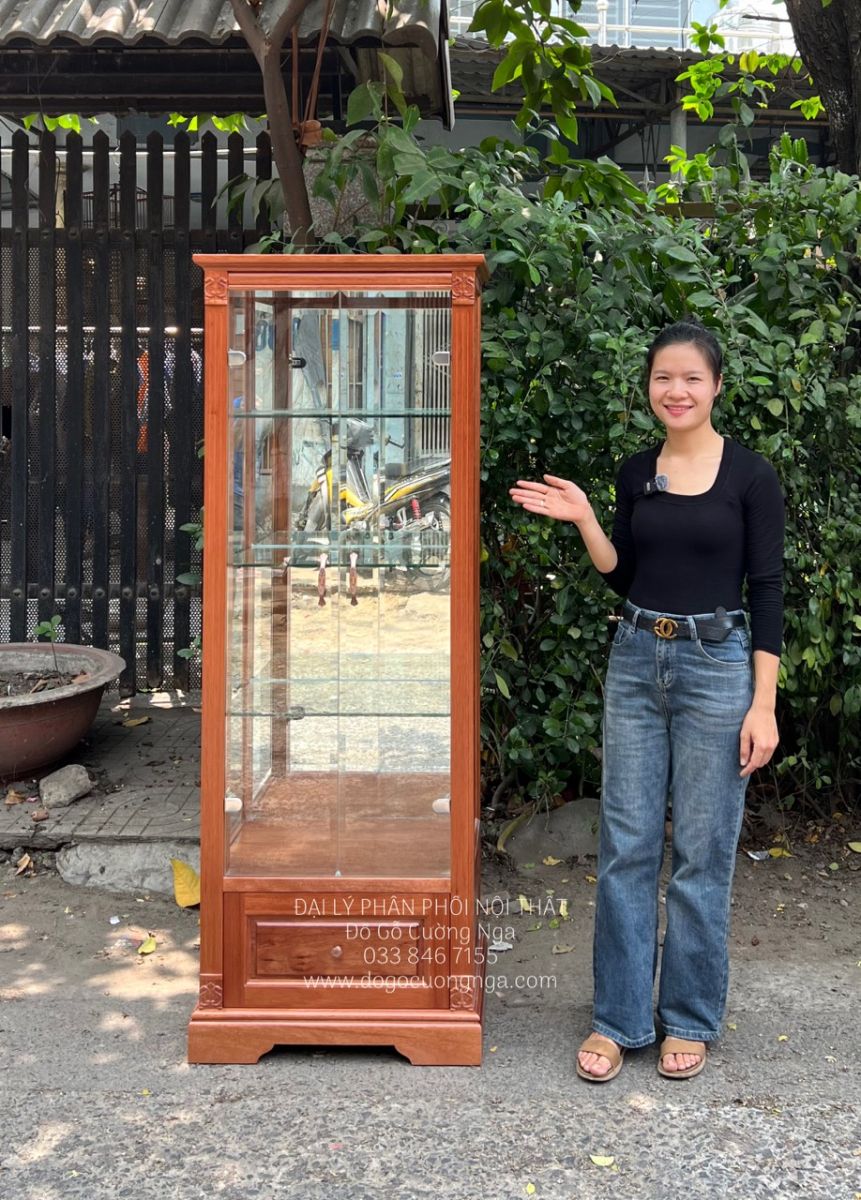 Mẫu tủ rượu phòng khách đẹp thể hiện cá tính của gia chủ
