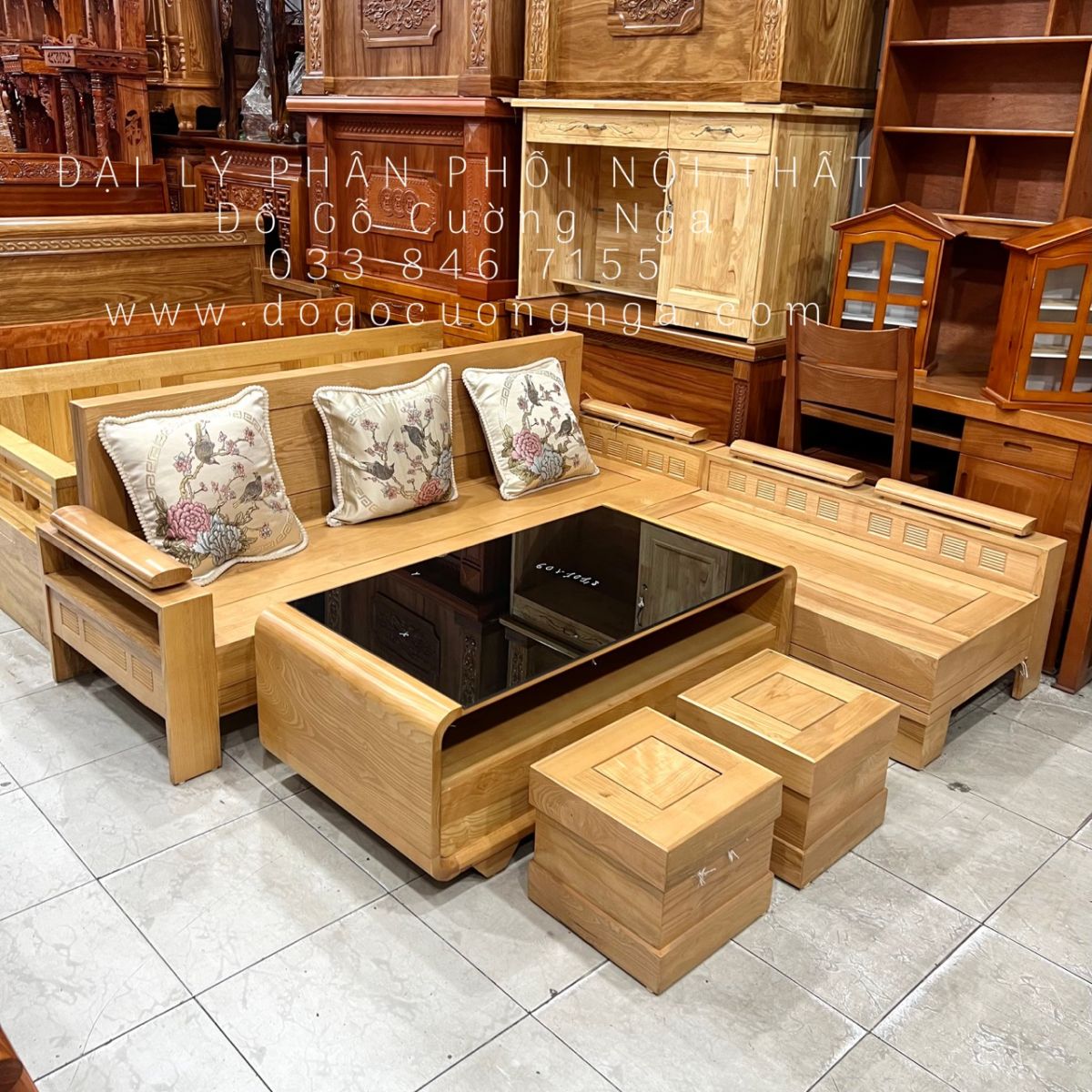 sofa gỗ 