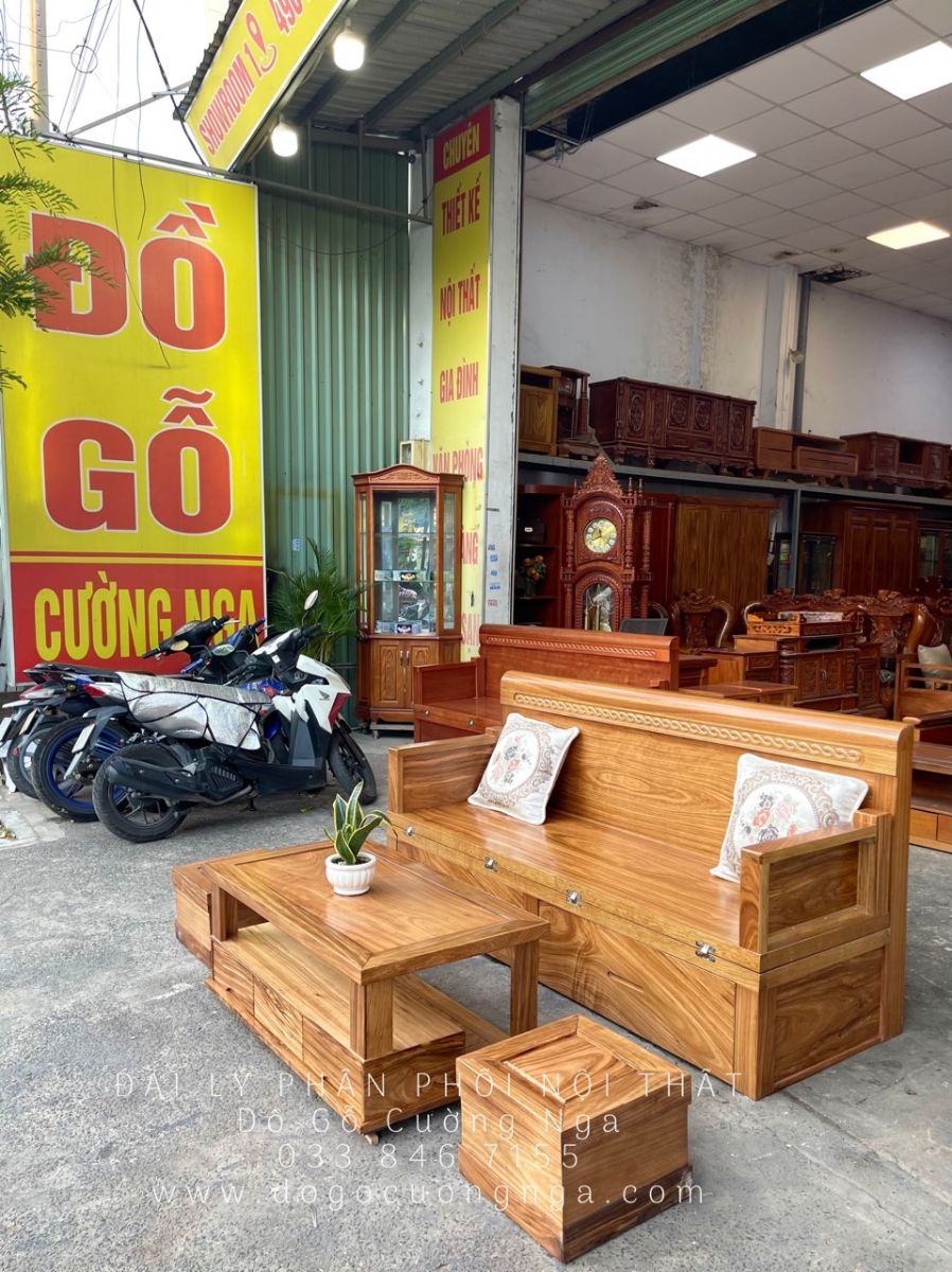 giuong gap go huong xam