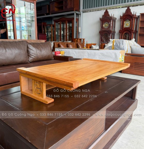 Bàn thờ - trang thờ treo tường gỗ gõ đỏ hiện đại