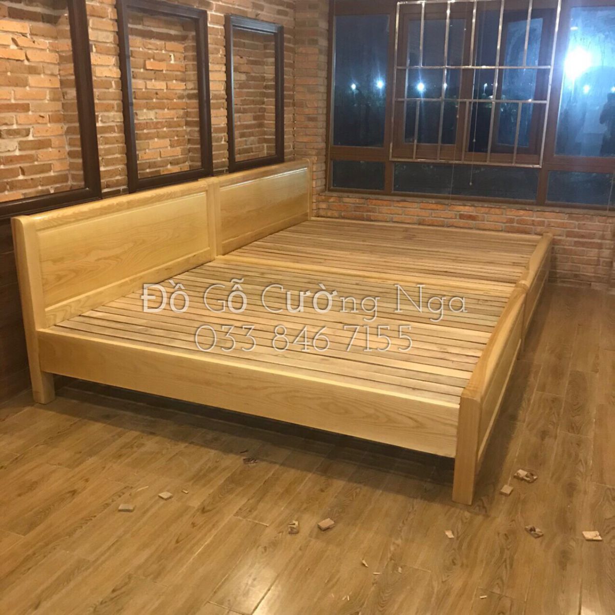 combo phòng ngủ gỗ sồi 