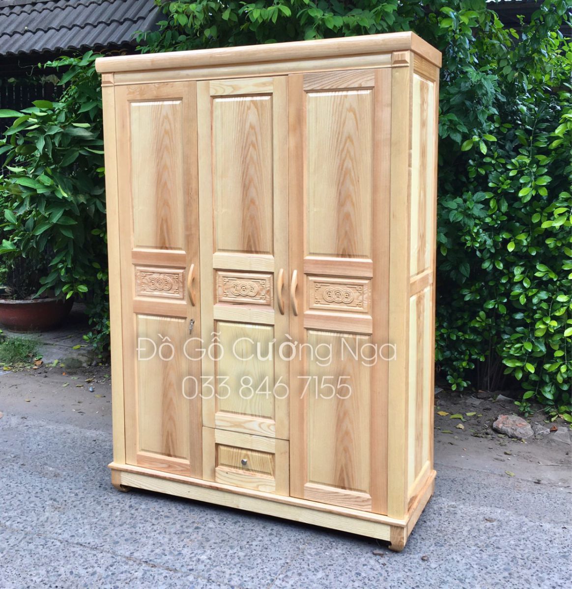 tủ quần áo gỗ sồi 