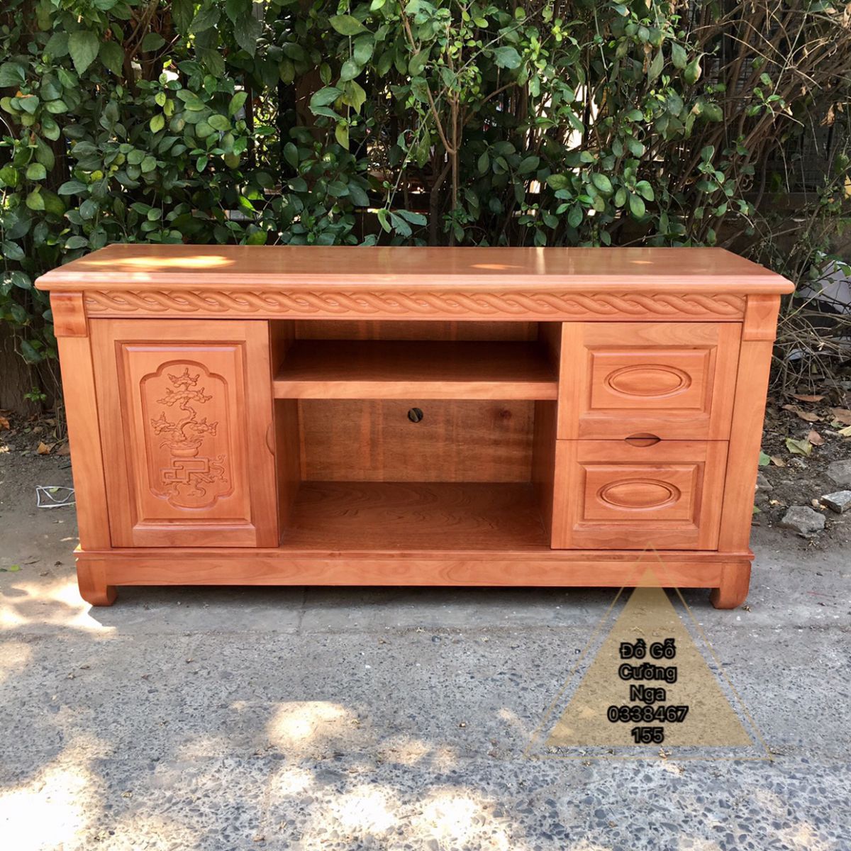 KỆ TIVI GỖ XOAN ĐÀO