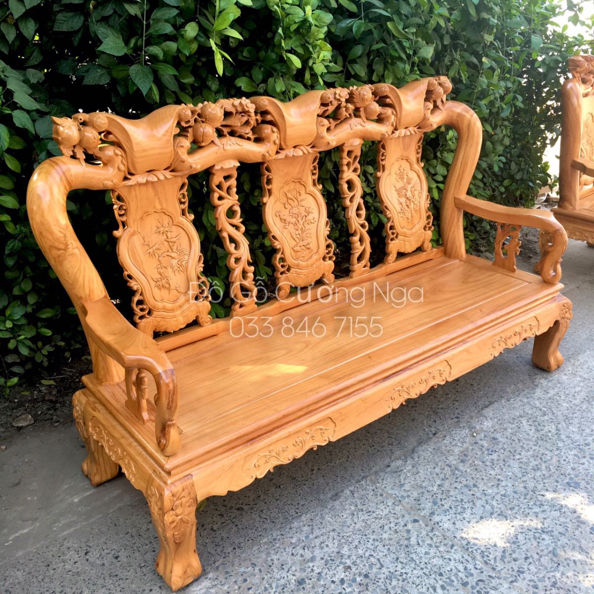 salon gỗ gõ đỏ 