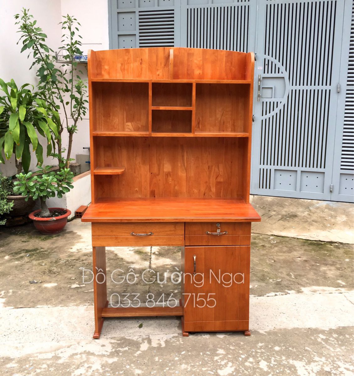 bàn học sinh gỗ tự nhiên 