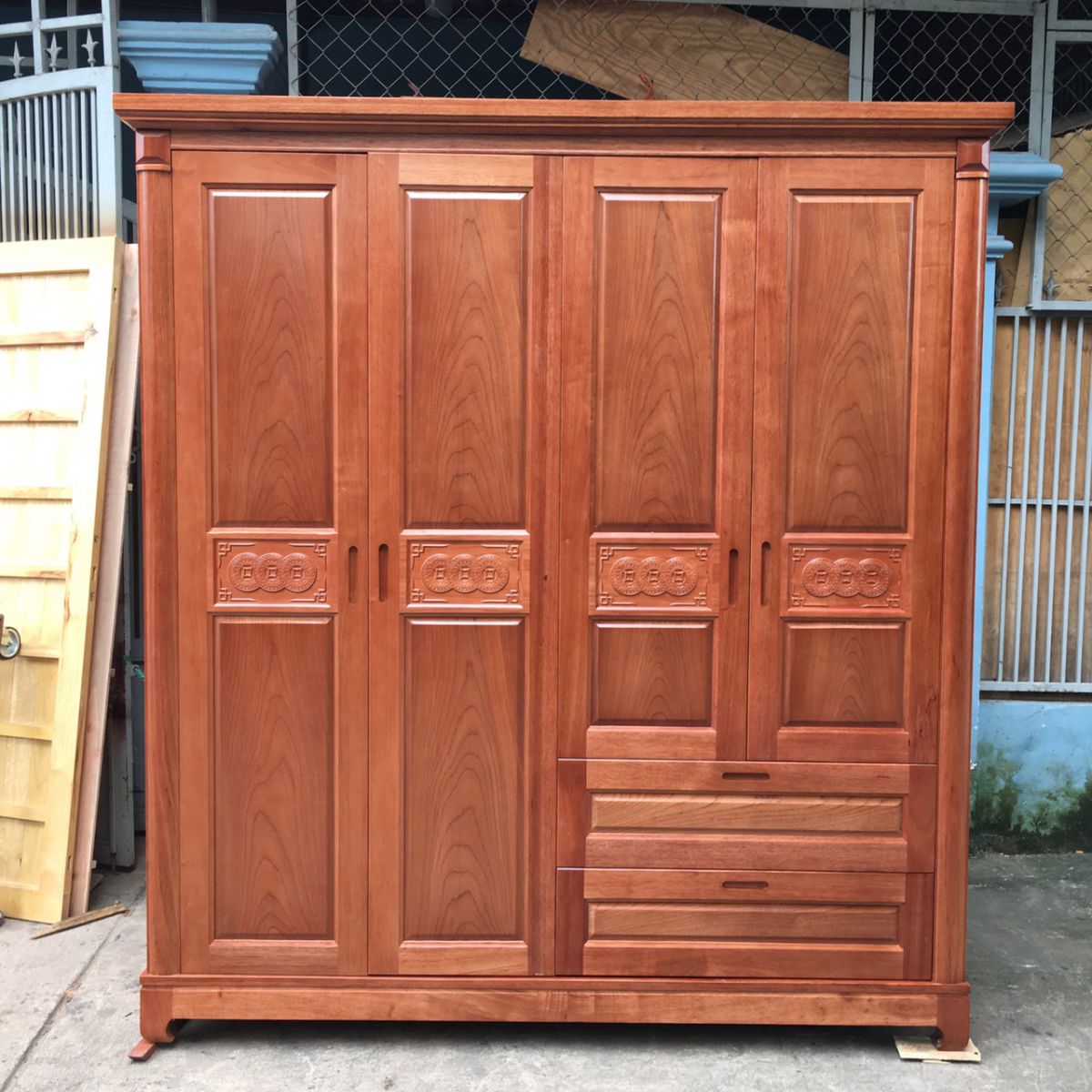 tủ áo gỗ xoan đào