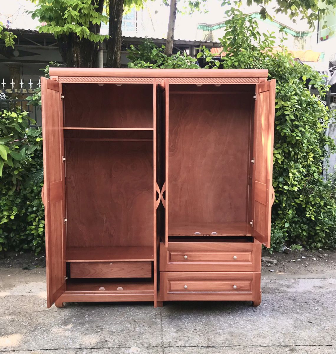 TỦ ÁO GỖ XOAN ĐÀO 2M 