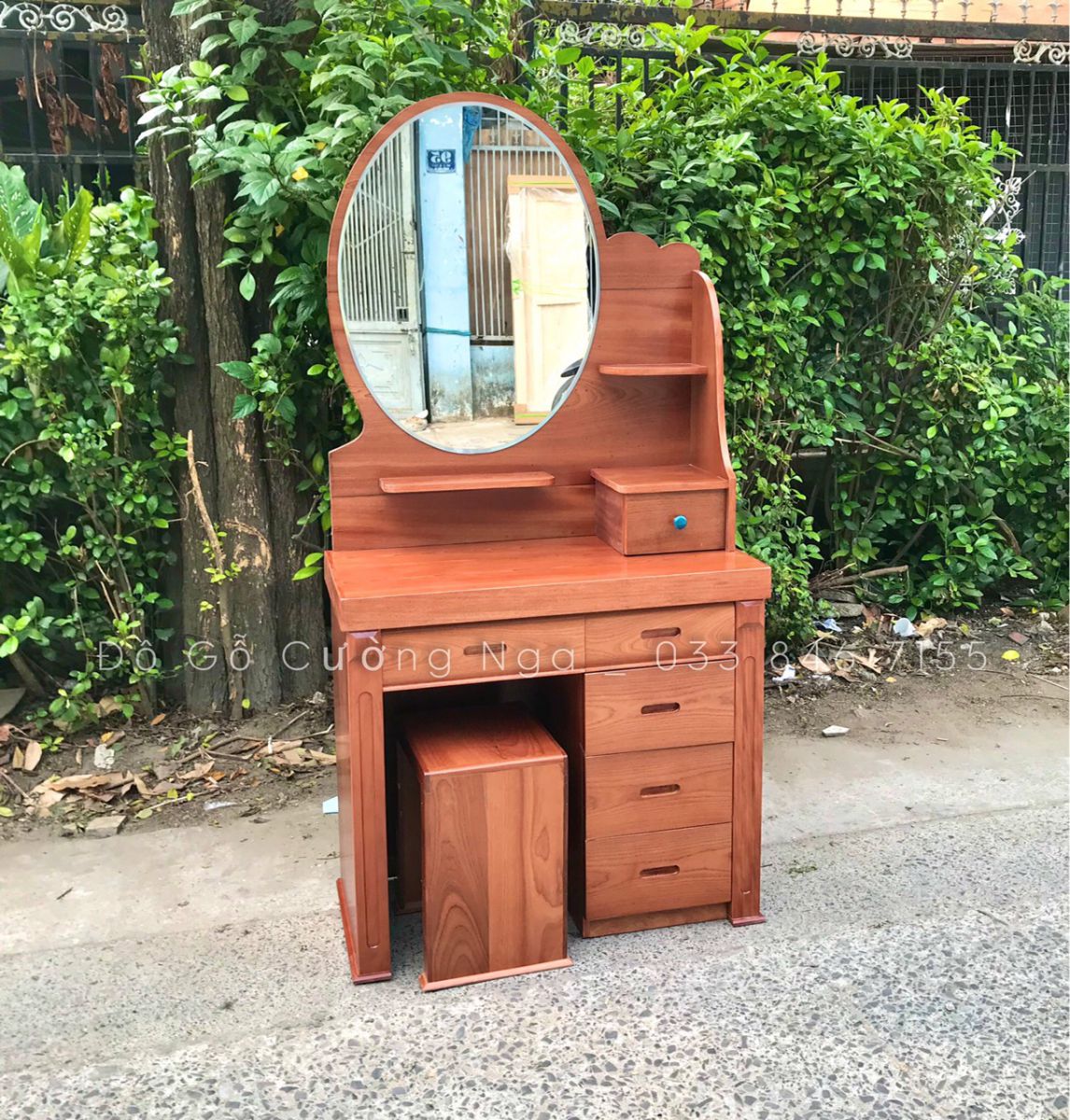 bàn trang điểm gỗ xoan đào
