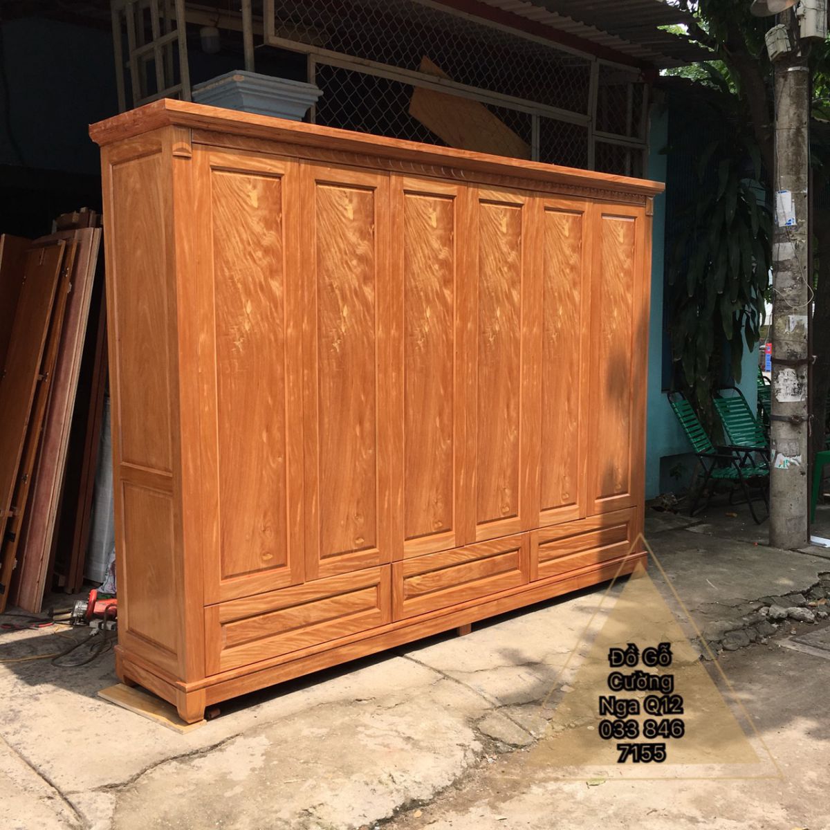 tủ quần áo gỗ tự nhiên