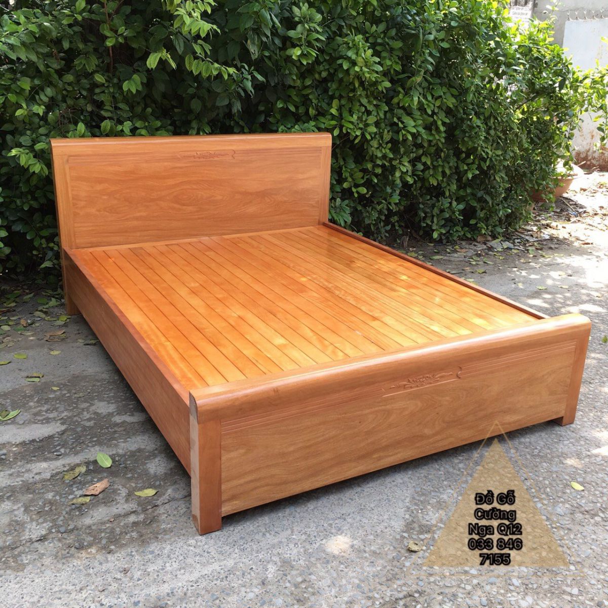 giường gỗ đinh hương giá rẻ 