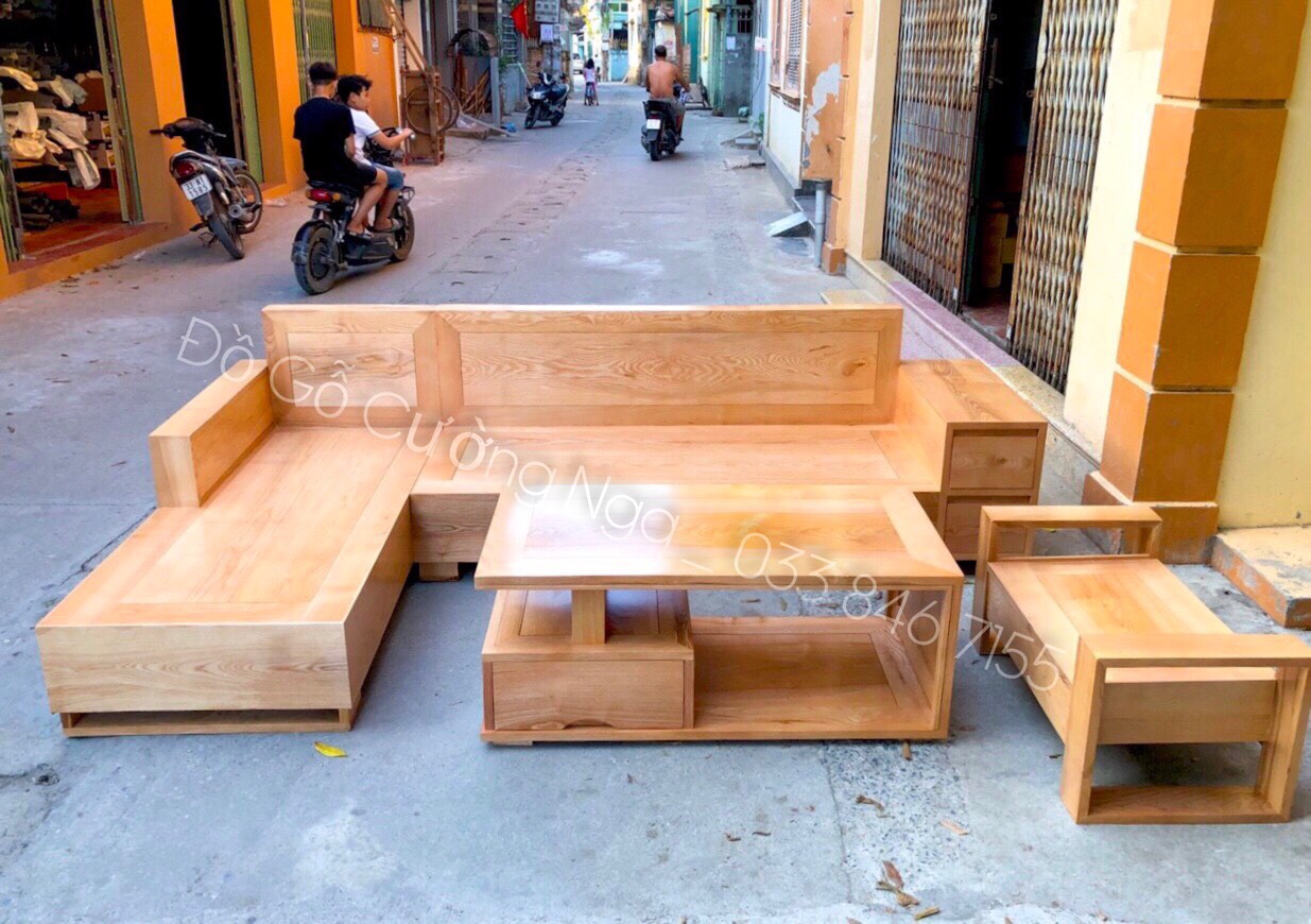 sofa gỗ hiện đại