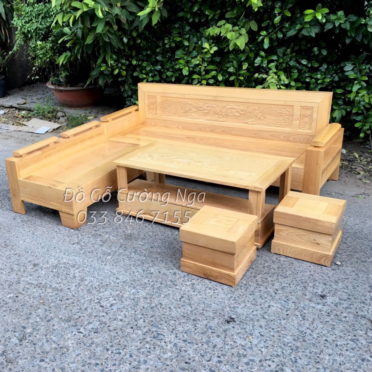 ghế sofa gỗ đơn giản