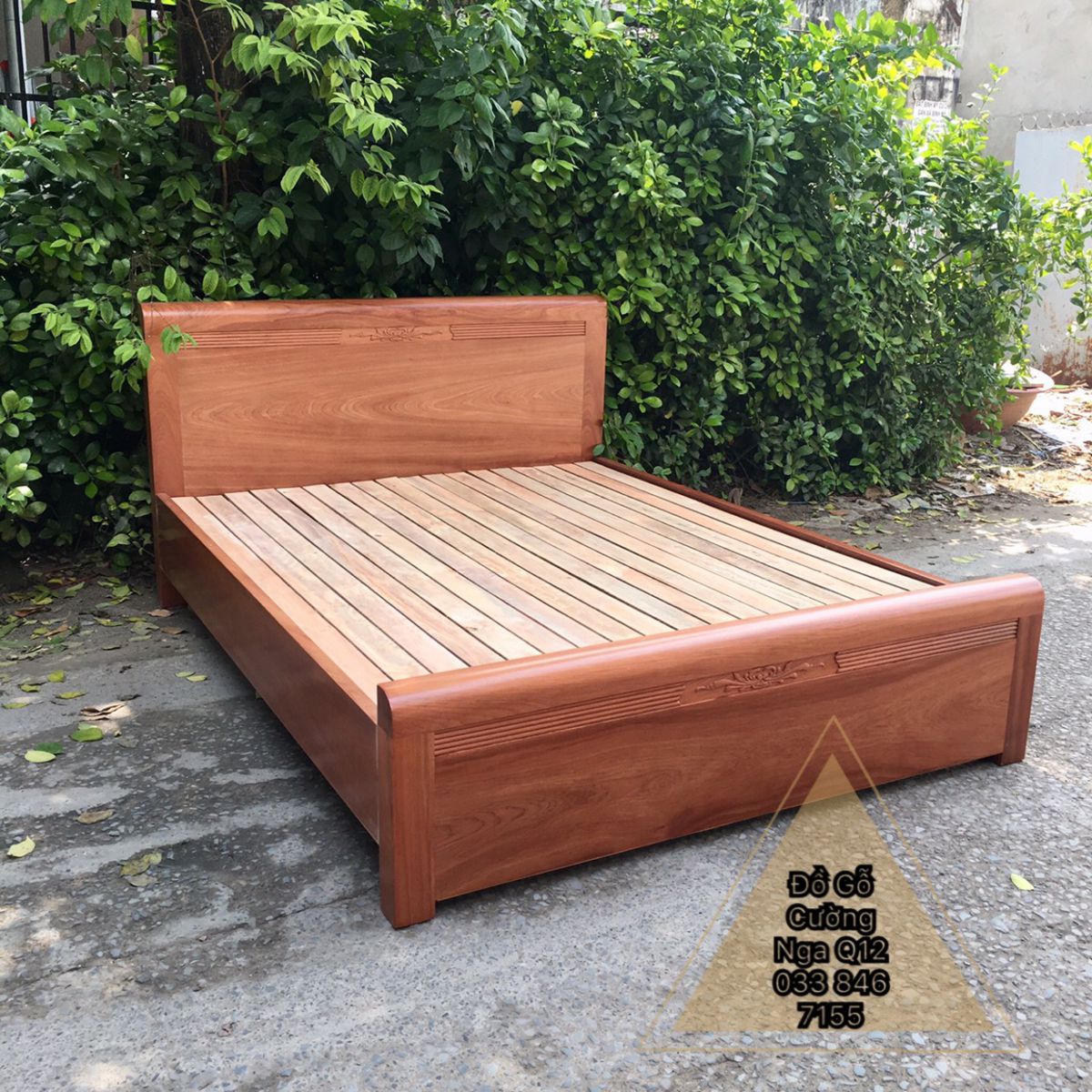 GIƯỜNG GỖ XOAN ĐÀO 