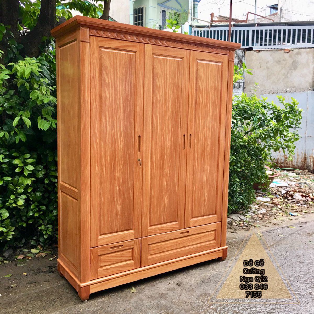 tủ áo gỗ đinh hương đẹp