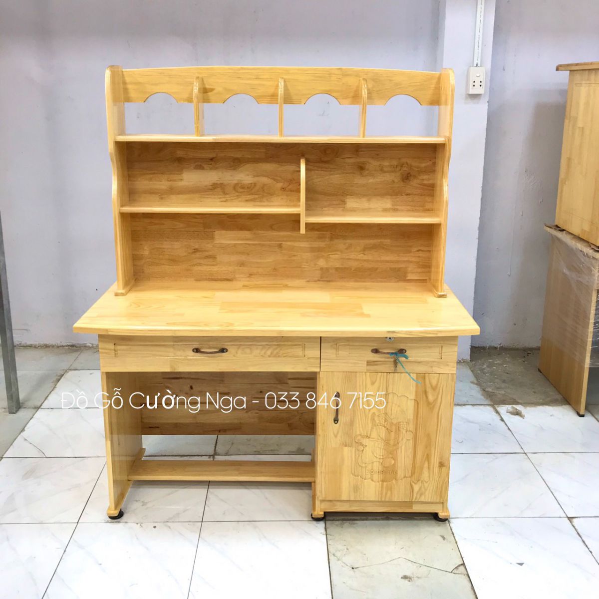 Bộ bàn ghế học sinh gỗ thông