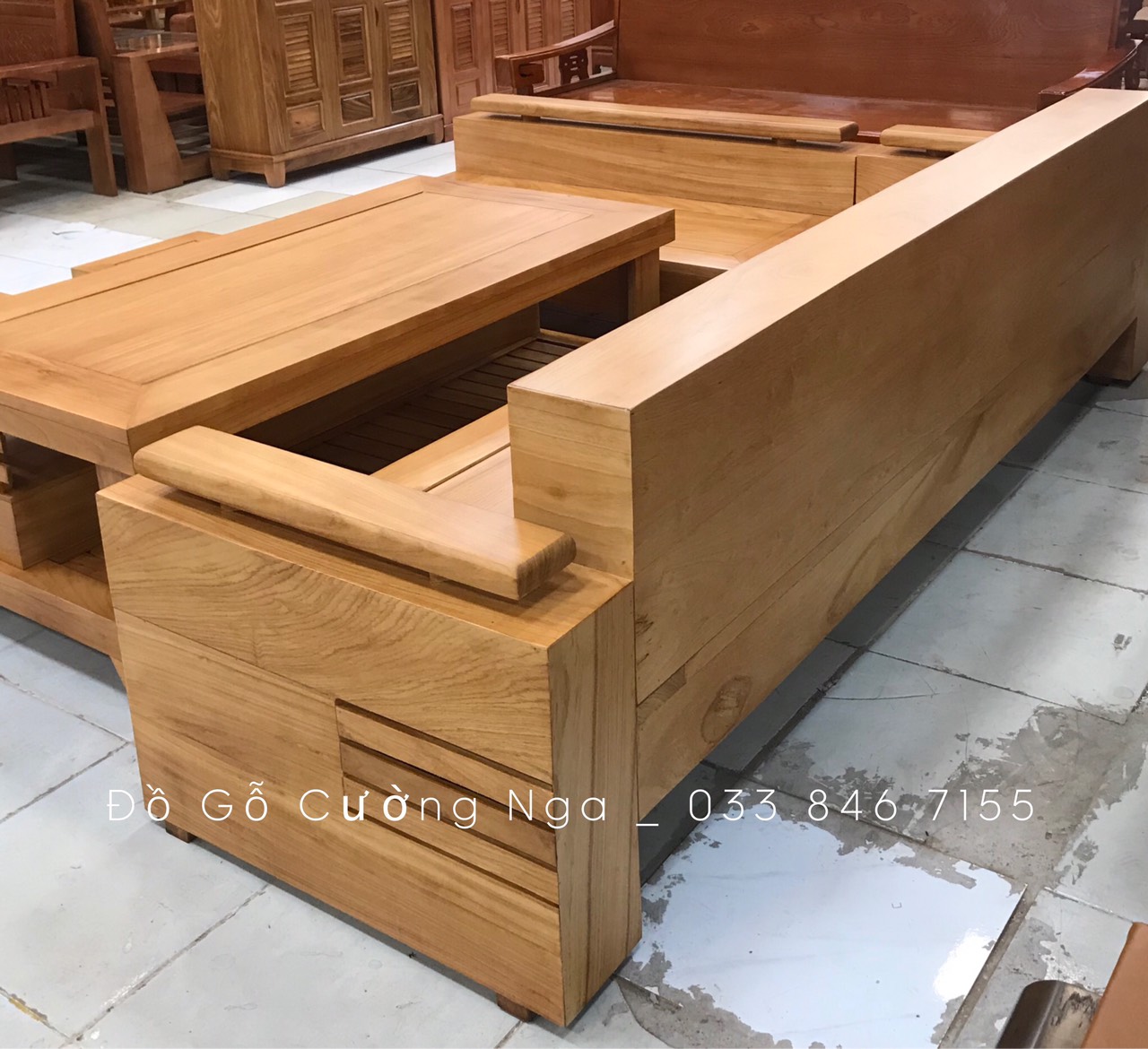 SALON GỖ GÕ ĐỎ 