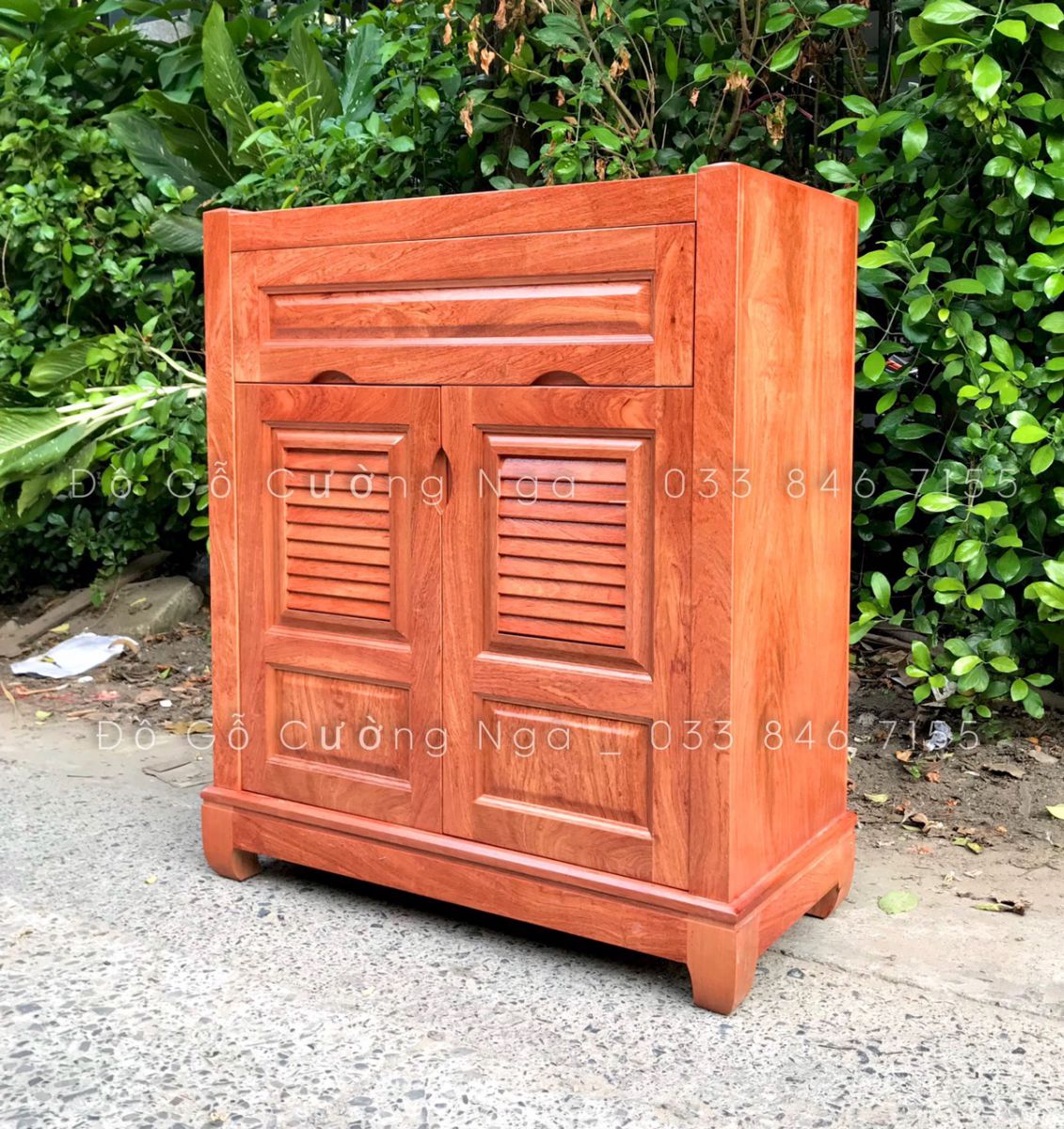 Tủ giày dép gỗ Hương Đá 80cm
