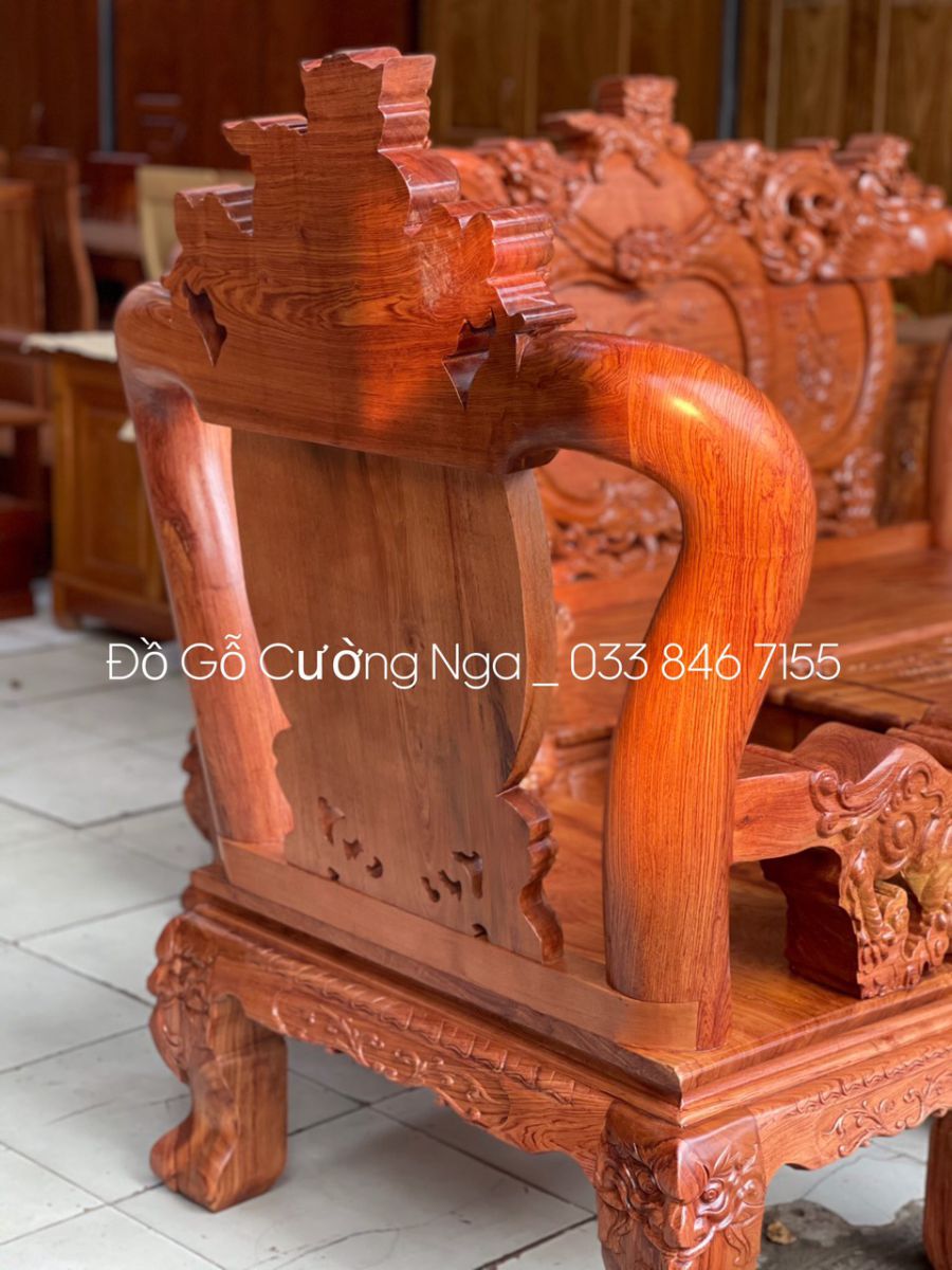 bộ slaon gỗ hương đá 