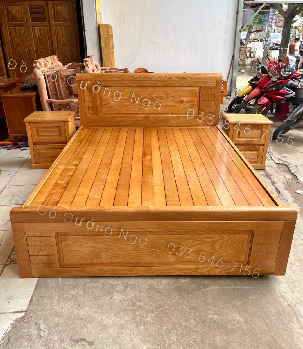 GIƯỜNG GỖ SỒI NGA