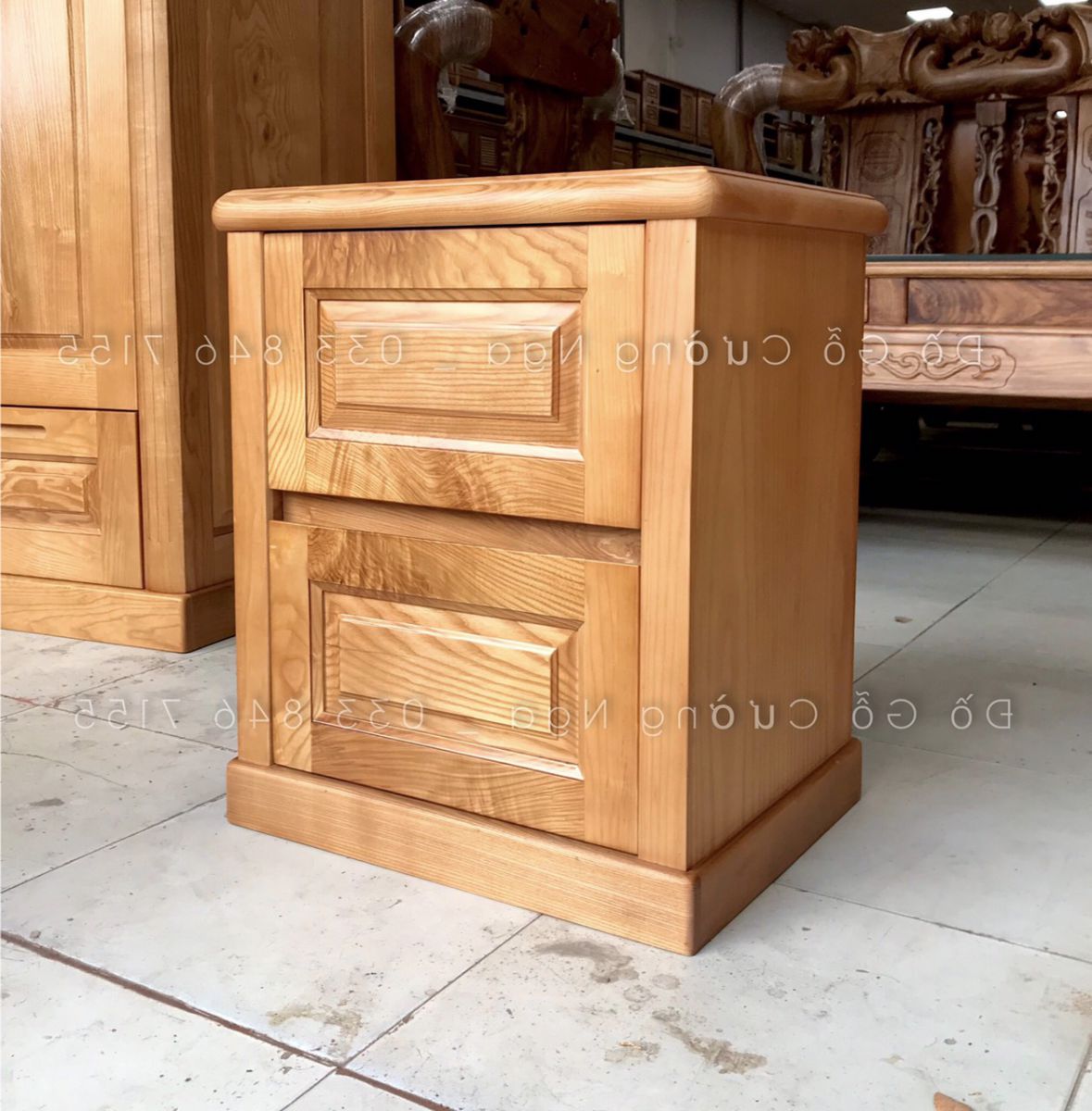 tủ đầu giường gỗ sồi đẹp giá rẻ